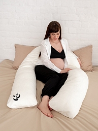 Подушка для беременных и кормящих PandaHug "Maria" / Аромароллер "Magic of mind" в подарок